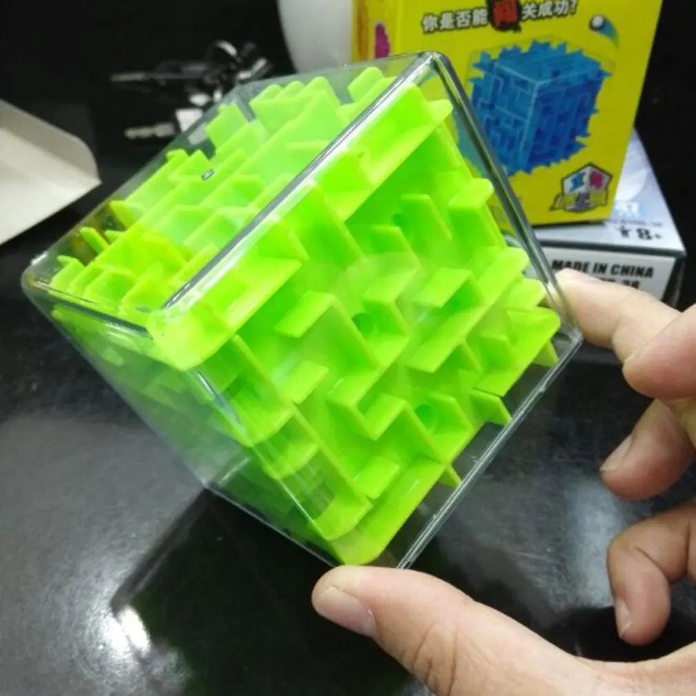 6 сторон смешной 3D скоростной куб головоломка игра Лабиринт волшебный куб головоломка Лабиринт мяч игрушки волшебный лабиринт мяч Игры развивающие игрушки