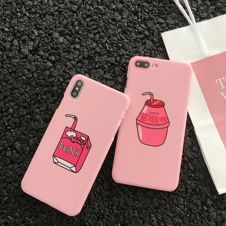 Для iPhone 11 чехол Роскошный милый для 5S SE 6 6s 7 8 Plus 11Pro Max XR X XS розовый матовый телефона