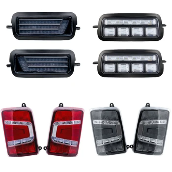 

For Lada Niva 4X4 1995 LED tail lights with running turn signal light Reversing Waterproof led day time running light