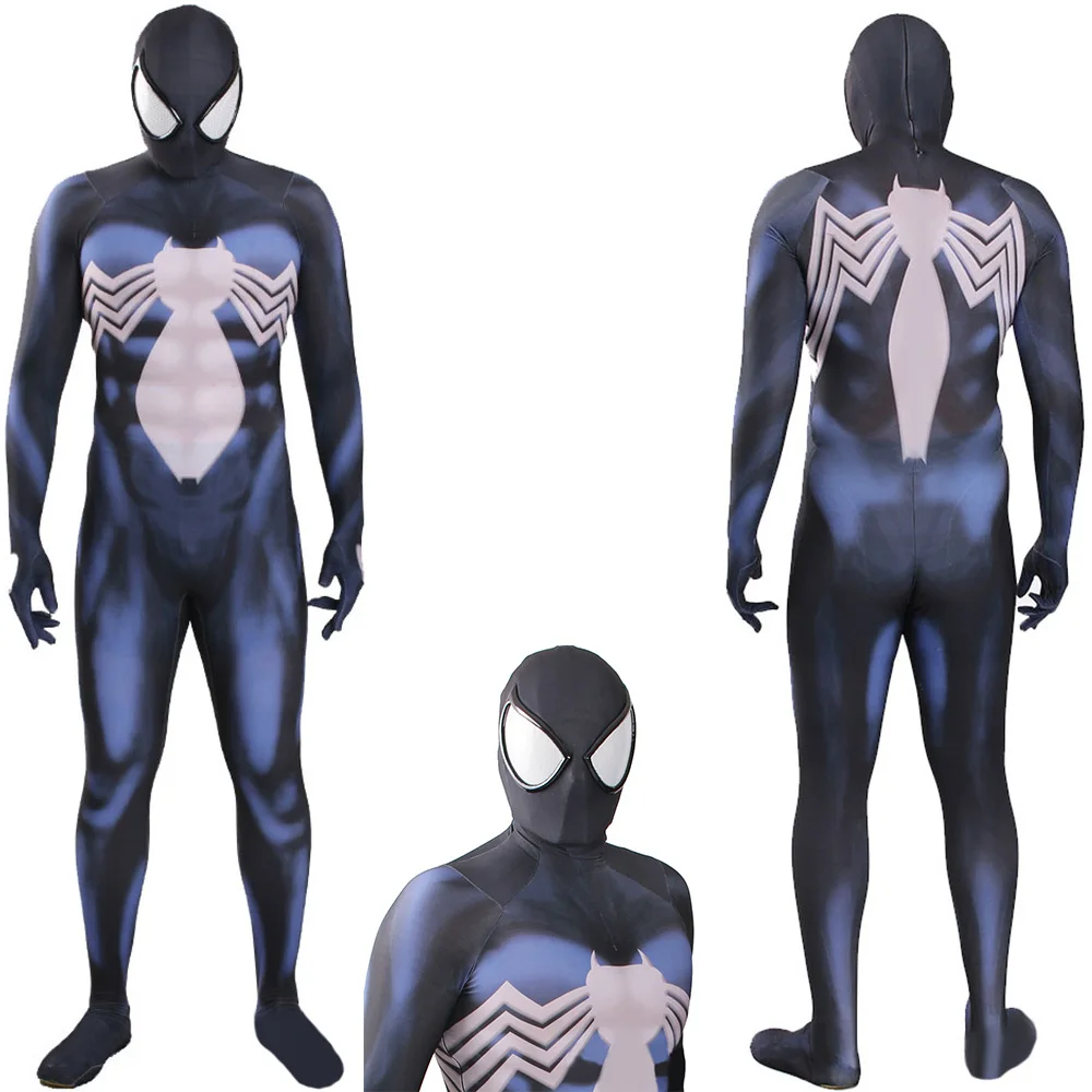 Symbiote Venom Spiderman Costume Cosplay Versione Aggiornata Costume Supereroe Zentai Costumi Di Halloween Costume Cosplay Symbiote