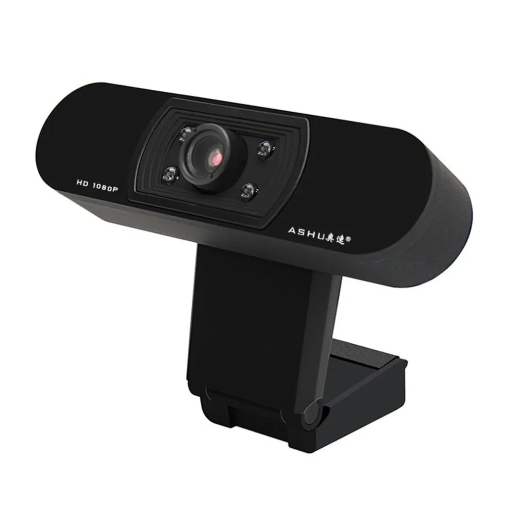 1080P USB2.0 веб-камера Широкая совместимость Авто фокус компьютер ноутбук веб-камеры с микрофоном шумоподавления