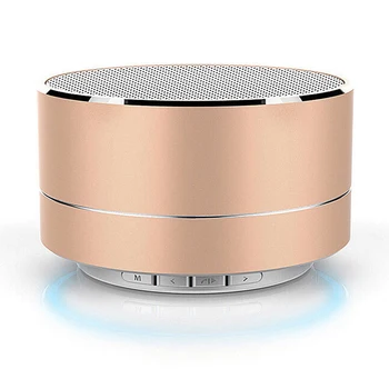 

Wireless BT Speaker Mini Super Bass 360 Surrounding Stereo Sound Portable LED Indicator Speaker For IPhone For IPad For Samsung​