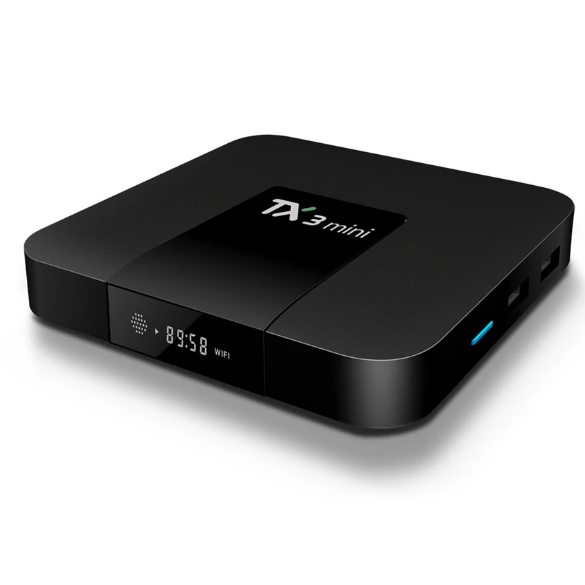 TX3 Мини Android 7,1 ТВ коробка 2 Гб 16 Гб Amlogic S905W четырехъядерный Смарт ТВ коробка 1G 8G H.265 4K HDMI 2,4 GHz WiFi медиаплеер