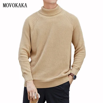 

Fashion Brand Cotton Turtleneck Sweater Men Winter Pullover Men Casual Pull Men Sweater Male Pullovers Turtleneck Men's Sweaters