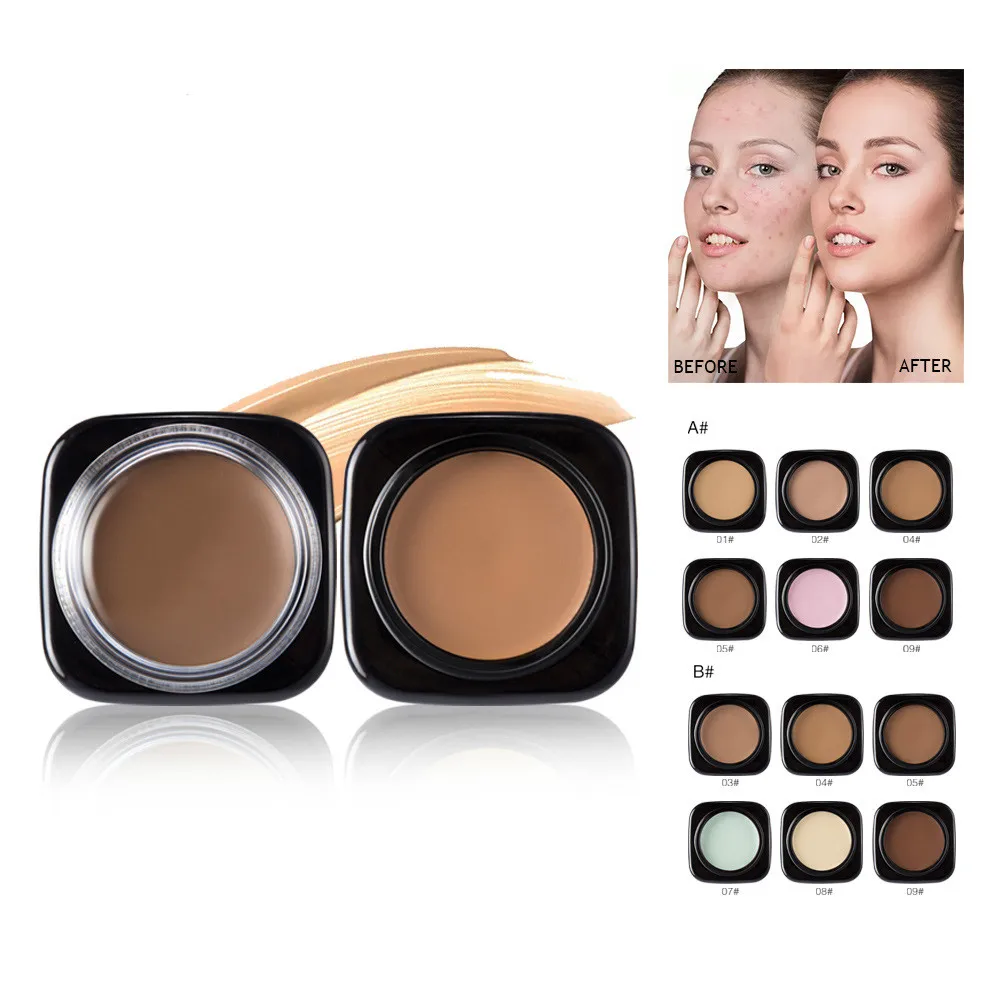

6 Color Suit Concealer Full Cover Concealer Face Corrector Dark Circles Brighten Skin Makeup Face Eyes Cosmetic