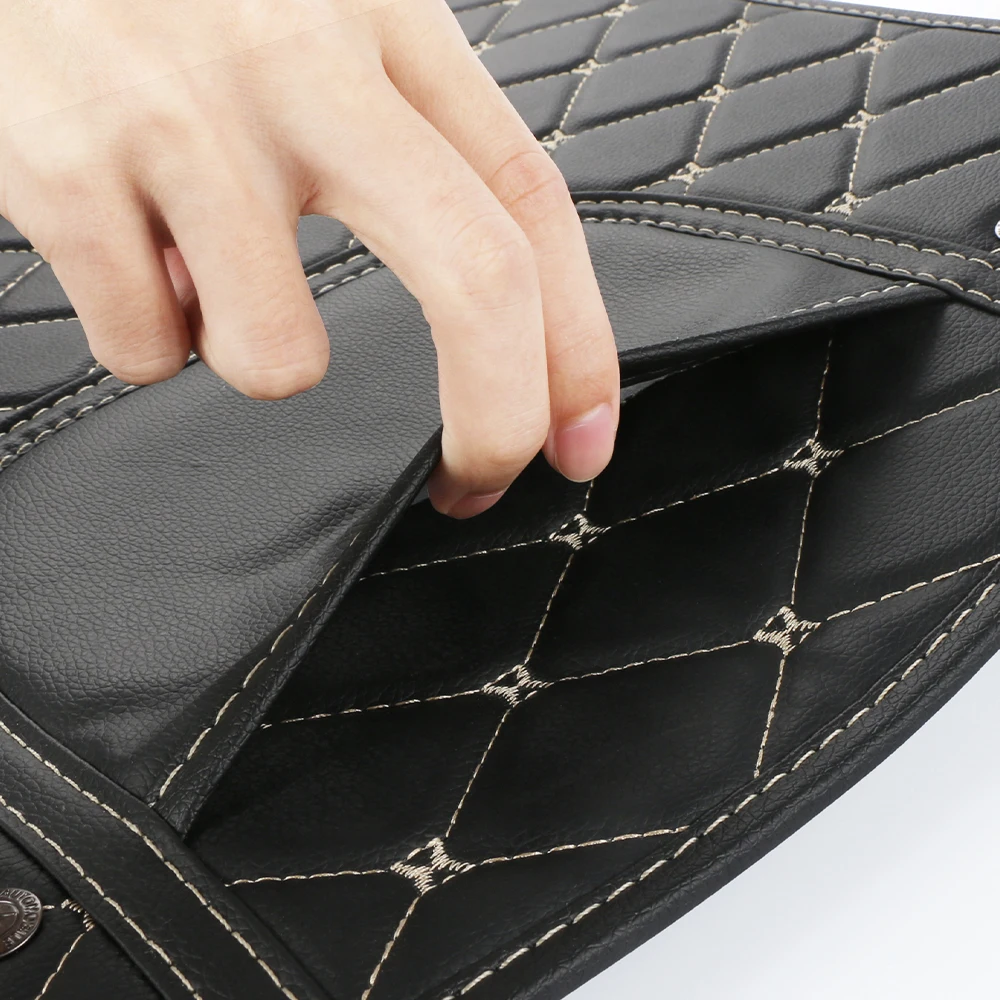 CELECH 2 Pièce Tapis Anti-Coup De Pied De Siège De Voiture Pour Sko-da