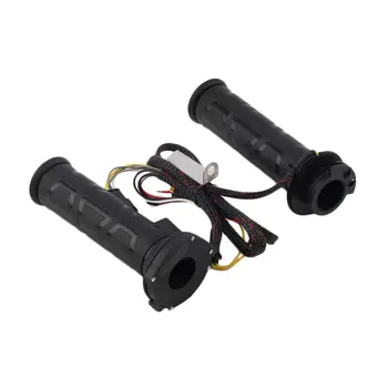 

Black 7/8" motos Motorcycle handlebar Electric Hot Heated Grips Handle Handlebar Warmer manillar motocicleta hot sale