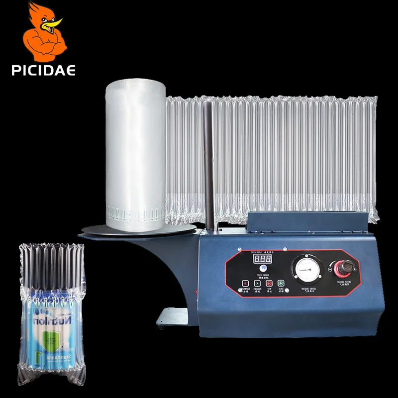 

Fully Automatic Air Column Coil Inflator Apple Bag Milk Powder Mechanical Equipment L U-shaped Cushion Melon Bubble Roller Blind