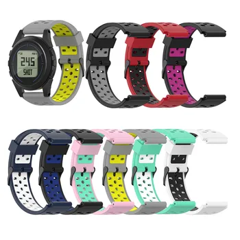 

Replacement Wristband Strap Adjustable Watch Band for Bushnell Neo Ion 1/Neo Ion 2/ Excel Golf GPS Watch Unisex Double Color