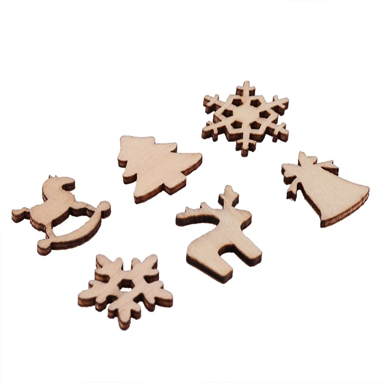 100pcs-Wood-DIY-Christmas-Tree-Decoration-Christmas-Ornament-Noel-Hanging-Pendant-Decoration-for-Tree-2cm (3)