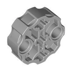 

Technic Parts 98585 Hero Factory Weapon Barrel with 2 Pin Holes and 3 Axle Holes Building Block Toy Accessory Bricklink G1074