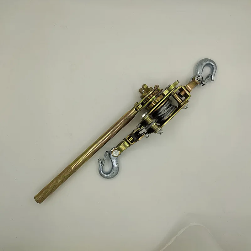 3 Ton ratchet cable puller hand wire rope puller wire rope ratchet