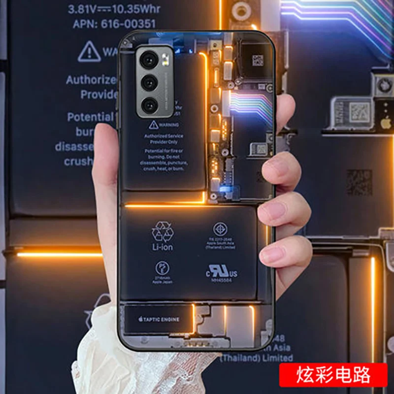 Per Lg Wing 5G Custodia Hd Cartoon Cover Posteriore Rigida Per Pc Verniciata Per Lg Wing Custodia Protettiva Slim Shell Sottile