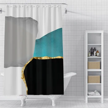 

Custom debris Waterproof Shower Bath Curtain Printed Bathroom Decor Various Sizes#2020-06-04-17