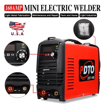 

1pcs Handheld Electric Welder 115/230V 20-160Amp Inverter Arc Electric Welding Machine for Welding Working and Electric Working