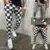 Hirigin 2019 New Men s Summer Fashion Slim Comfortable Striped Plaid Black White Casual Pencil Pants Мужская одежда