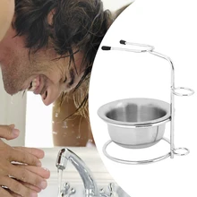 Набор для бритья, бритва, подставка, щетка для мужчин, для сухого влажного мыла, инструмент для чистки лица, 2 в 1, держатель, подарочный набор, для дома и путешествий