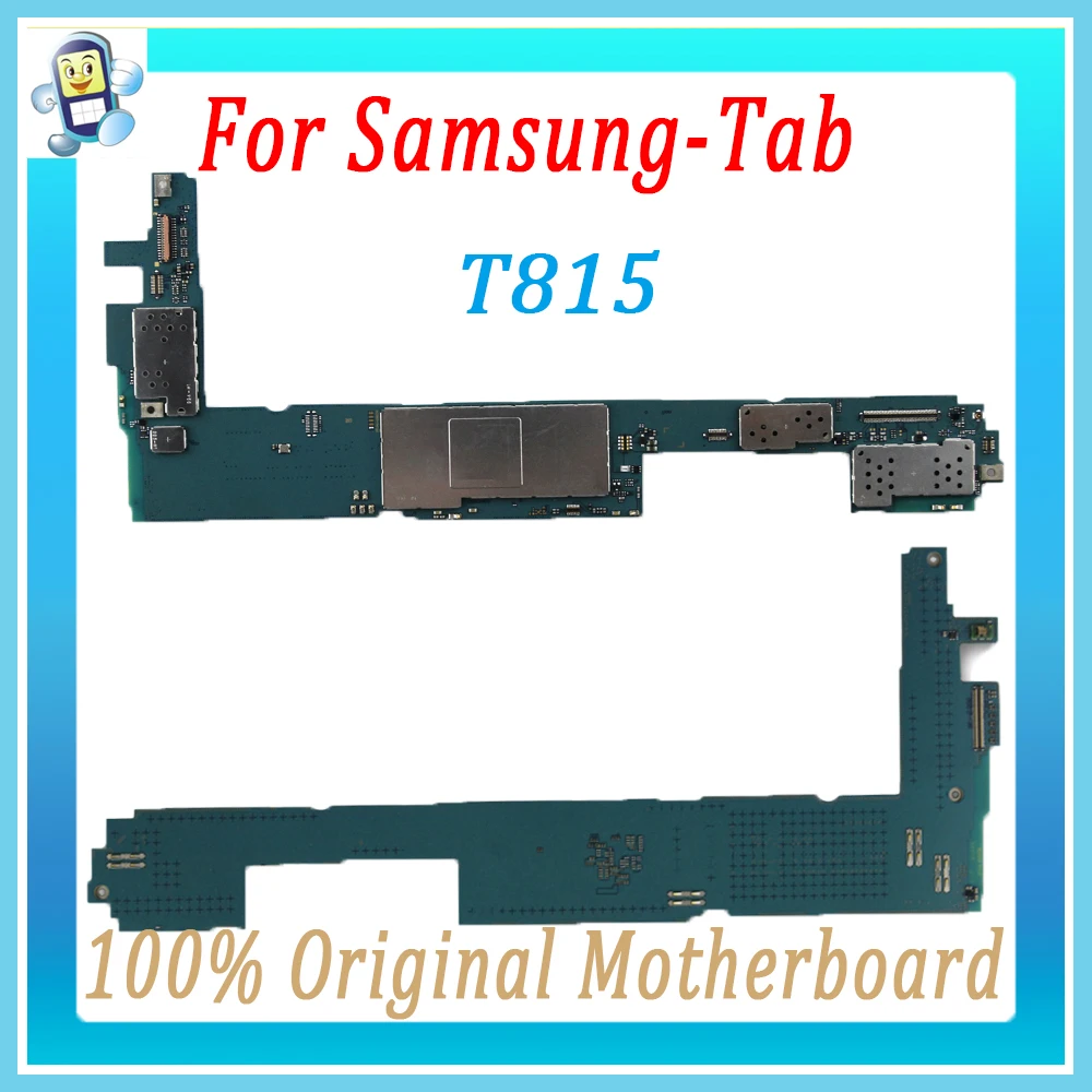 

100% Original Motherboard For Samsung Galaxy Tab S2 T815 T810 Unlcoked Mainboard Android Logic Board Tested Working Plate