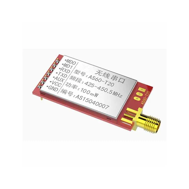 

A15-- AS60-T20 433Mhz Wireless module 433M wireless serial port 2000m air wake up