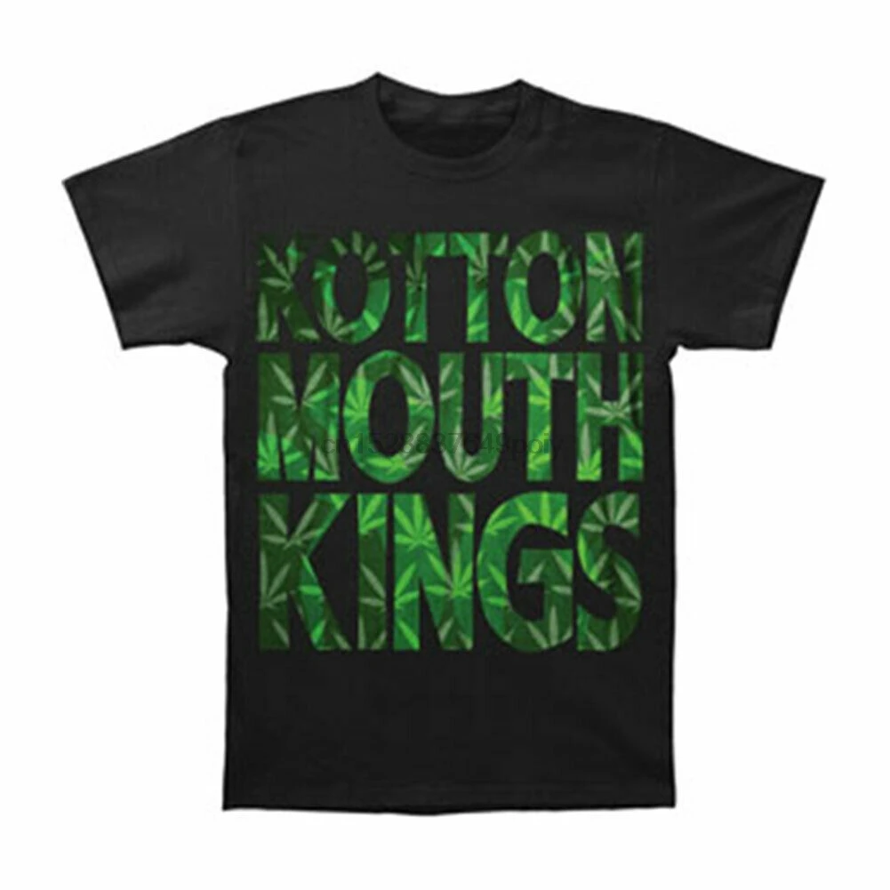 Kottonmouth Kings Mens Block Letter Leaves T Shirt Black |