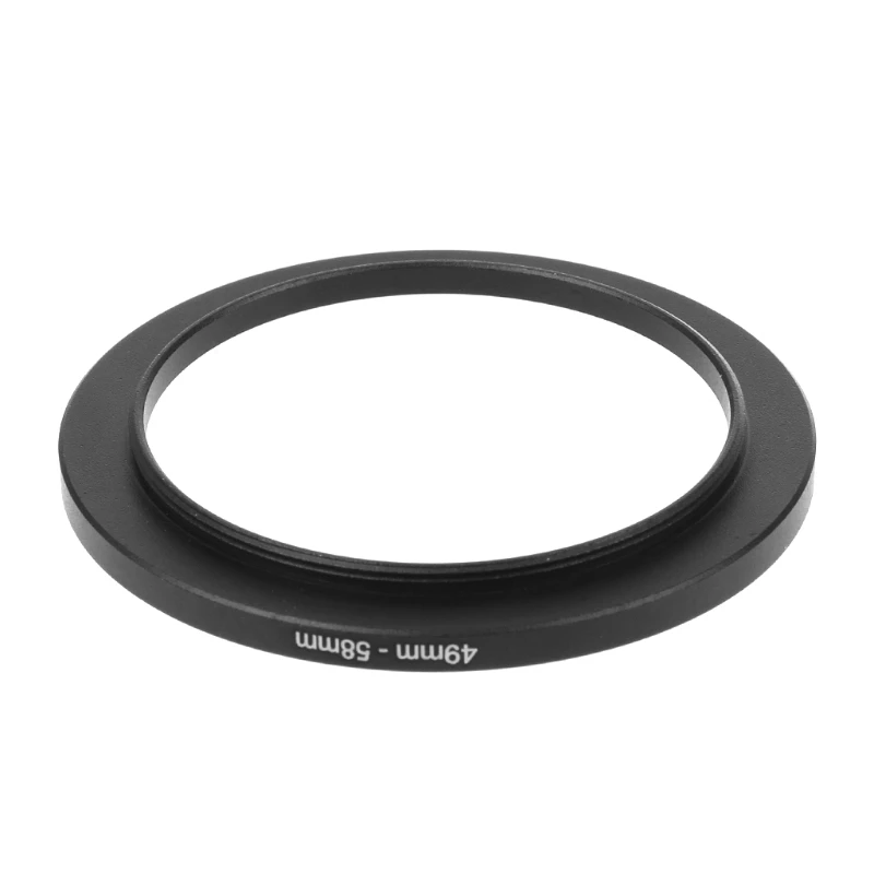 2020 New 49mm To 58mm Metal Step Up Rings Lens Adapter Filter Camera Tool Accessories