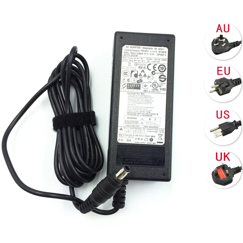 Used AC Adapter Power Supply ADP 60ZH D 19V 3.16A For Samsung AD 6019 ...