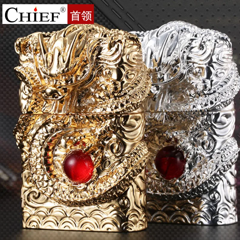 Chief dragon электрическая зарядка USB дуговая Зажигалка стерео латунная резьба hearvy armor