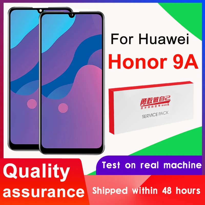 100% протестированный 6 3 ''сменный дисплей с рамкой для Huawei Honor 9A ЖК сенсорным экраном и дигитайзером в сборе