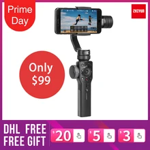 Zhiyun pürüzsüz 4 Q 3-axis el Gimbal sabitleyici smartphone iphone x eylem kamera gopro4/5/6 pk pürüzsüz Q DJI osmo 2