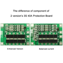 3S 40A литий-ионная батарея зарядное устройство Lipo сотовый модуль PCB плата защиты BMS для бурильного двигателя 12,6 в с балансом Прямая поставка