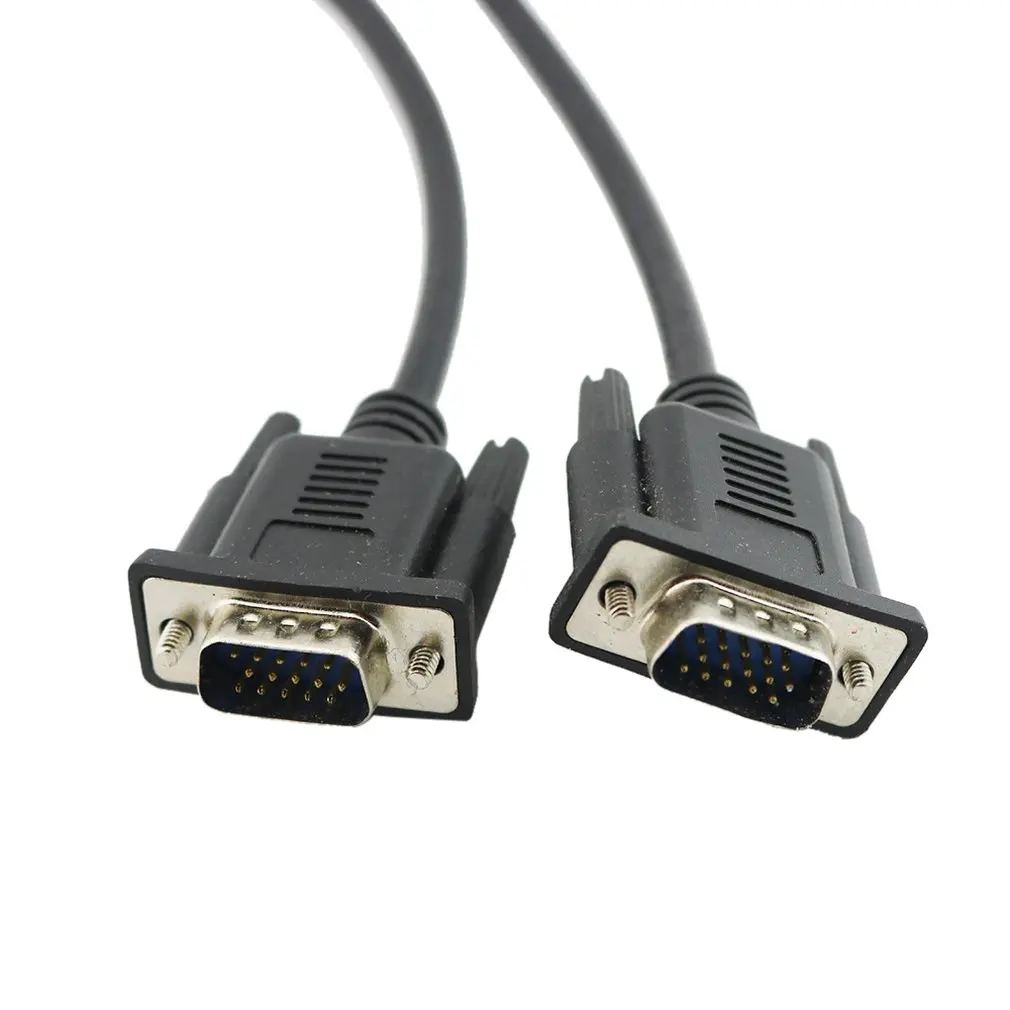 HD 15Pin VGA D-Sub DB15 короткий видеокабель шнур для монитора 30 см