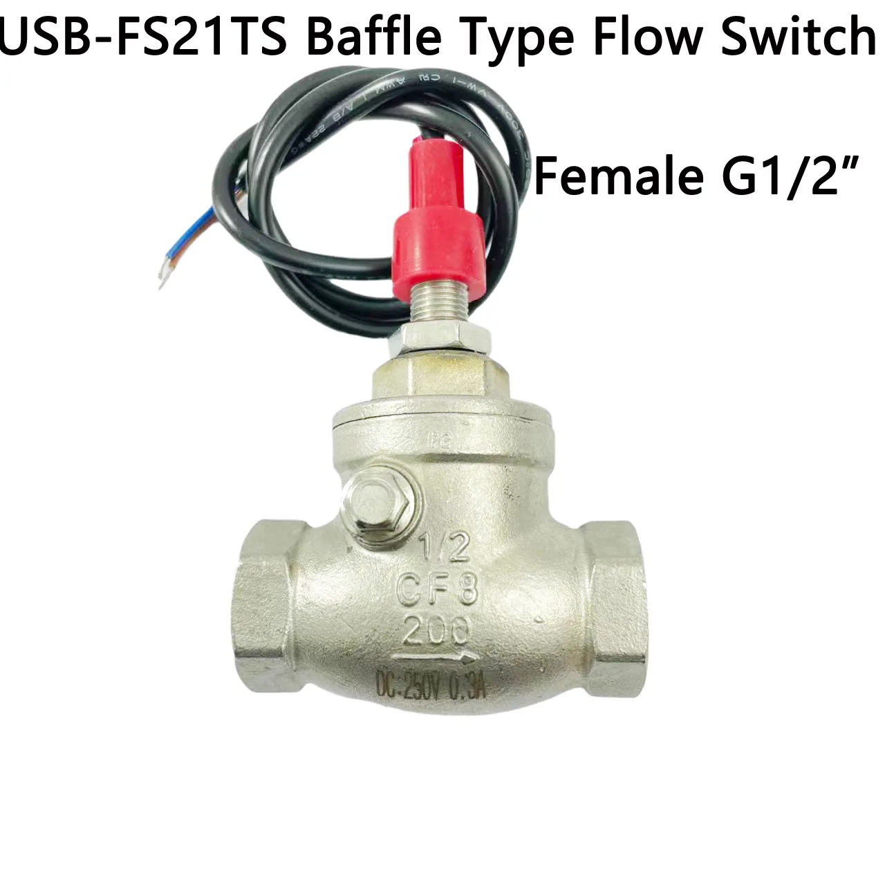 USB-FS21TS Baffle Type Flow Switch SUS304 BSPP G1/2