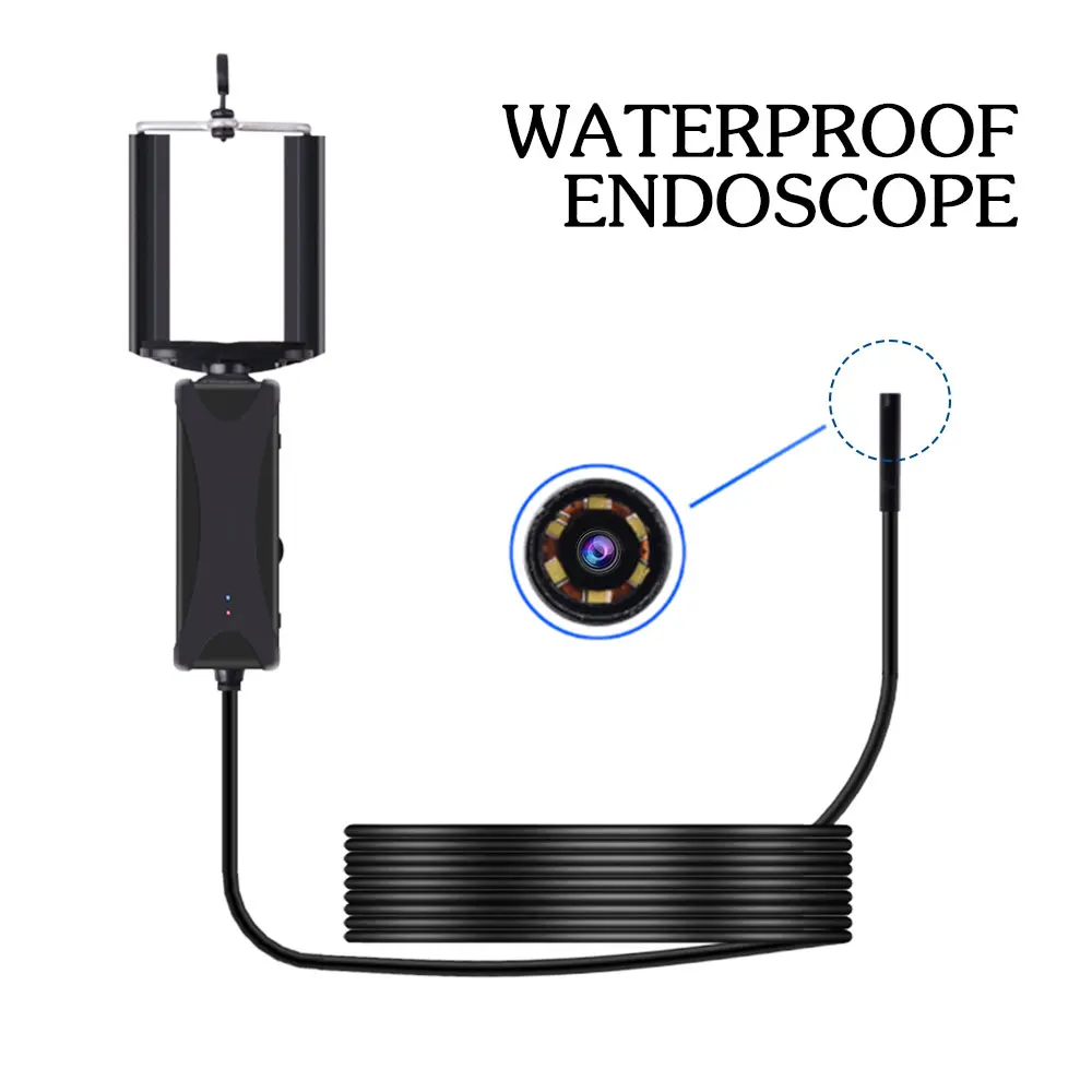 

500W IP67 Handheld Endoscope Ear Cleaning Tool Endoscope Ear Spoon Borescope Durable Monitoring Photos USB Endoscope