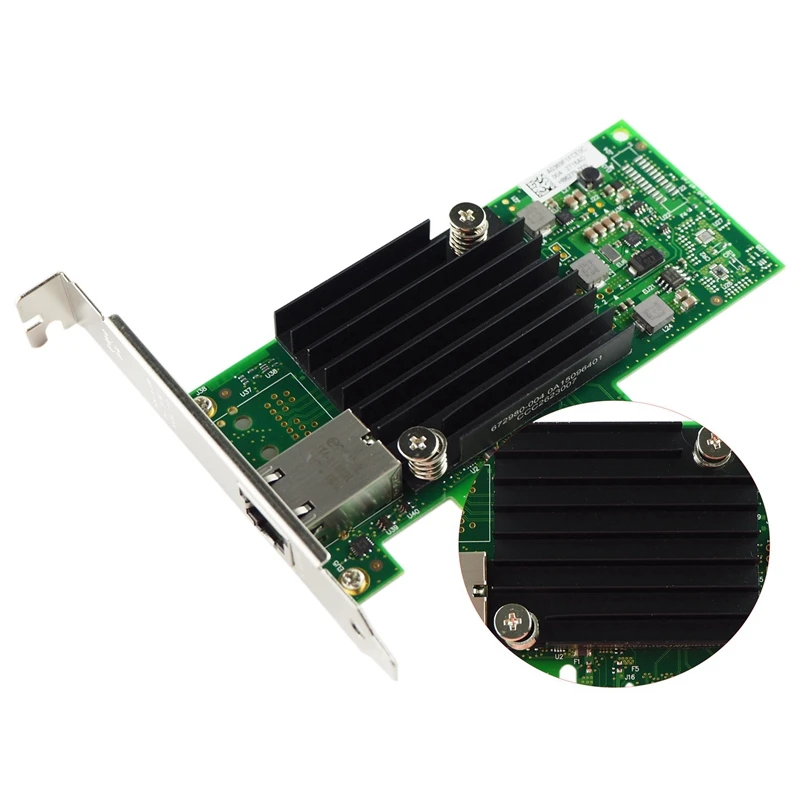 Сетевая карта PCI E 10 ГБ для X550 T1 с чипом Intel ELX550AT один порт RJ45 адаптер Express Ethernet LAN