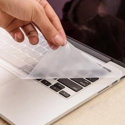 Housse de clavier universelle en Silicone, Film de protection Durable, étanche à la poussière, 15 pouces, pour ordinateur portable 