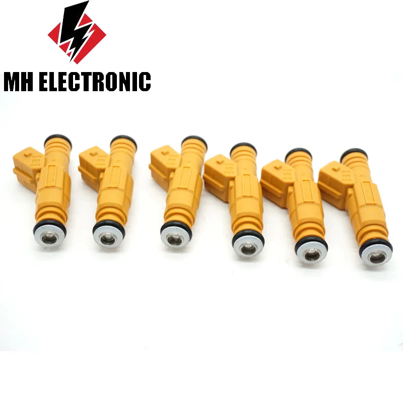 MH Electronic 0280155710 6 шт./лот высококачественный топливный инжектор для Jeep 87-98 4.0L