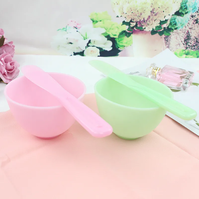 2 шт./компл. Для женщин Леди DIY маска для лица комплект чаша для приготовления маски для лица палочка для перемешивания ложка набор шпателей косметические Красота средство для ухода за кожей