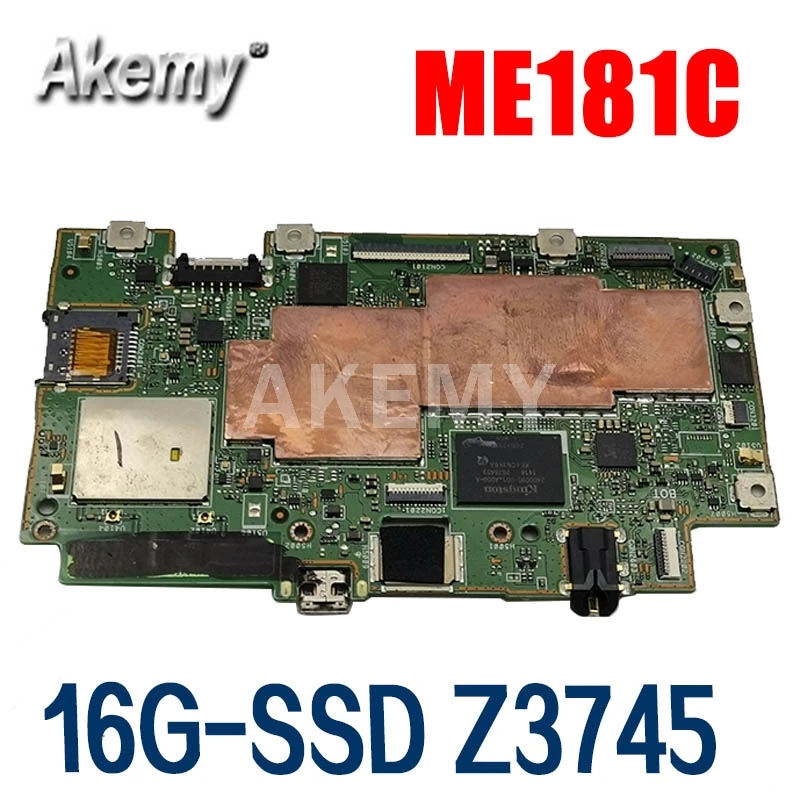 Материнская плата 60NK0110-MB1213 для Asus Memo Pad 8 ME181C 16GB планшета с Atom Z3745 1 33 Ghz полностью