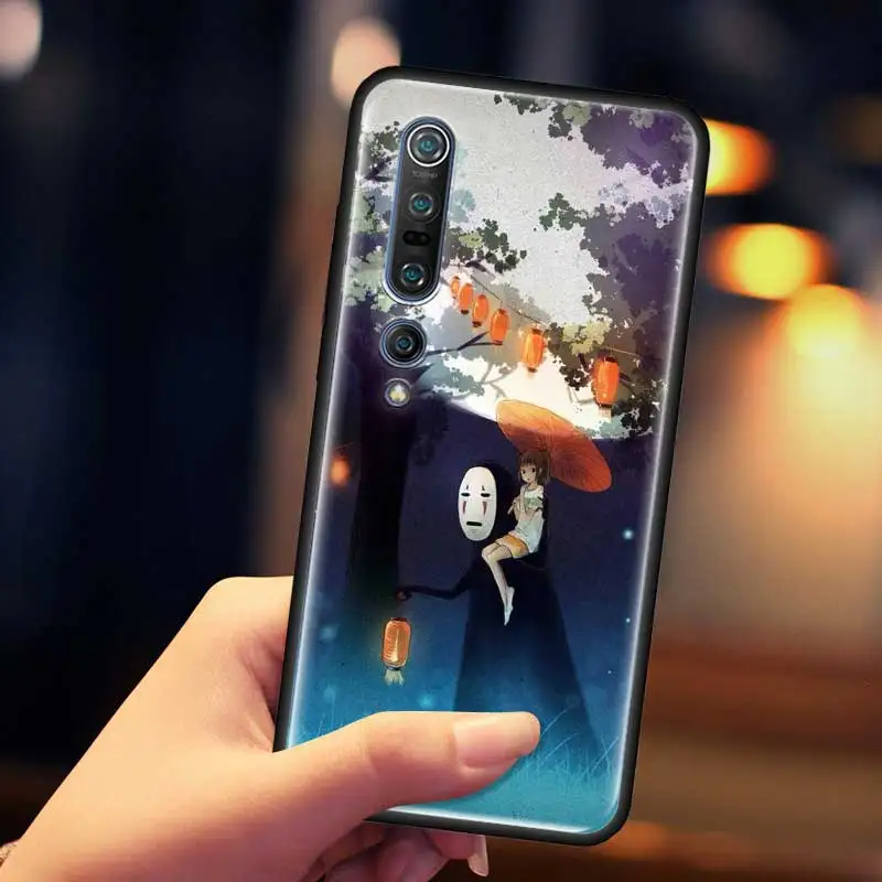 Silicone Phone Case For Xiaomi Mi Poco X3 M3 M4 Pro X3 NFC 9T 10T Note 10 Lite Studio Ghibli Totoro Soft TPU Back Cover Coque