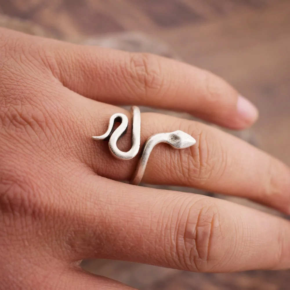 Готическое кольцо змеи викинга змея готические языческие украшения для женщин подарок SanLan