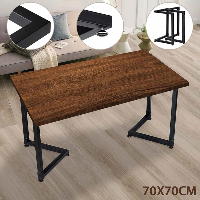 Conjunto de 2 patas para mesa estilo industrial HOMCOM 80x72 cm