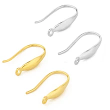 

925 Sterling Silver Gold Earring Findings Ear Clasps Hook Fittings DIY Jewelry Making Accessories Hook Ear Wire Jewelry Supplies