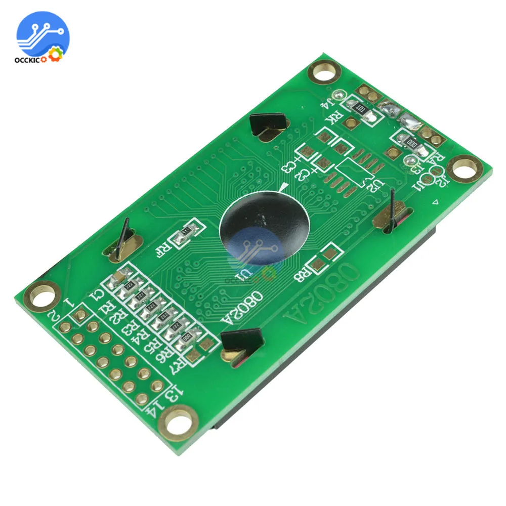 0802 LCD 8x2 символьный ЖК дисплей модуль 5V LCM Синяя подсветка для Arduino|backlight module|backlight