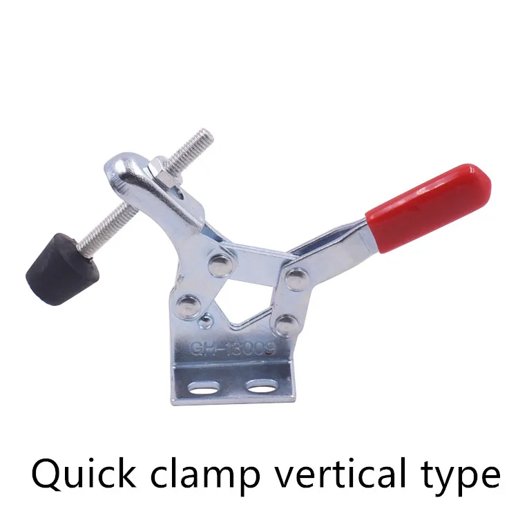 Quick clamp แนวนอน GH 13009 เชื่อมติดตั้งหนีบงานไม้แกะสลักเครื่อง