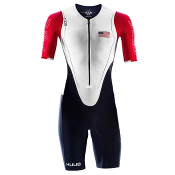 

HUUB 2020 men cycling jersey triathlon clothing tri suit skinsuit conjunto ropa ciclismo hombre bike sport swim run jumpsuit usa