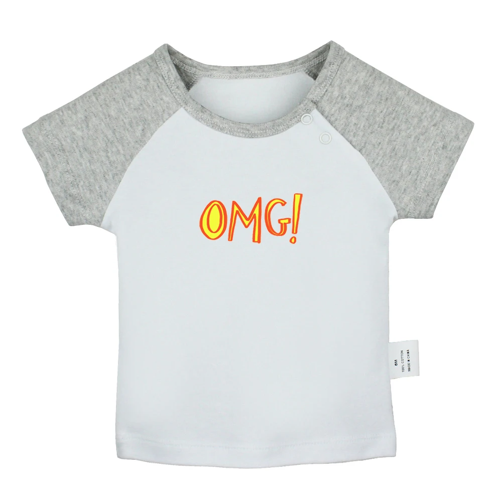 JbBabyYCG1059D Slayer/футболки для новорожденных с дизайном «OH MY GOD», знаменитый американский бренд «speed Band», цветные футболки с короткими рукавами, реглан для малышей - Цвет: JbBabyYCG1059D
