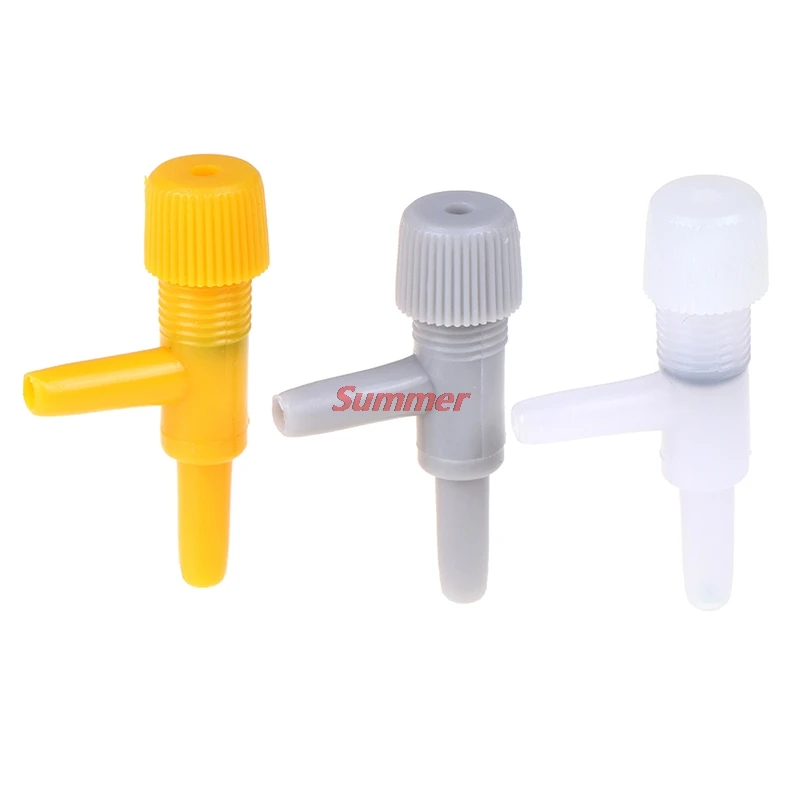 Practical  3 Colors 10Pcs Aquarium Air Line Tubing Fish Tank Oxygen Air Pump Volume Flow Control Valve