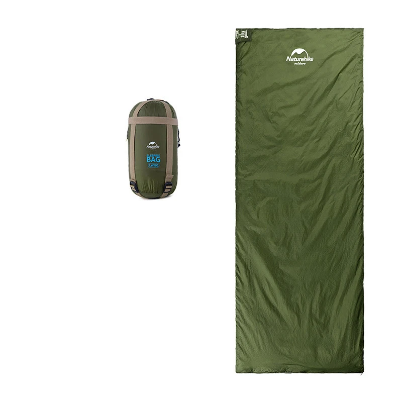 Portable Travel Keep Warm Sleeping Bag Dirtproof Ultralight for Outdoor Camping Skin-friendly polyester pongee liner