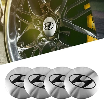 

4Pcs 56mm Car Center Hub Cap Wheel Sticker Accessories For Hyundai I10 I20 I30 I40 IX20 IX35 Tucson Solaris Accent Azera Elantra