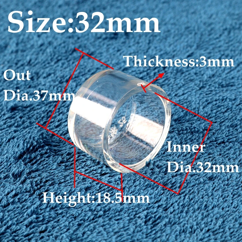 1~10Pcs 20/25/32mm Transparent Acrylic End Cap Pipe Connector Aquarium Fish Tank Water Supply Tube Plug Garden Joint Fittings 